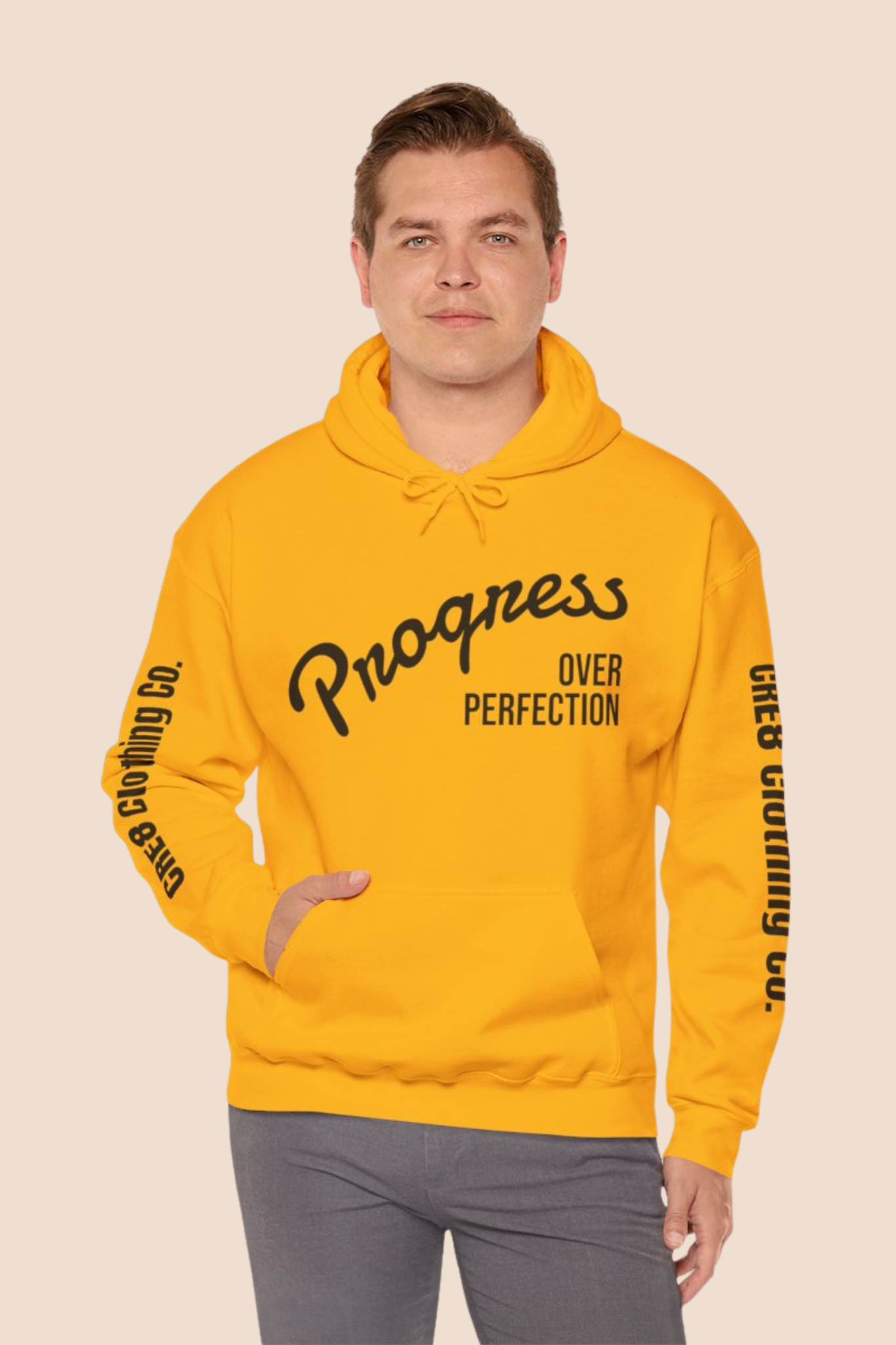 "Progress Over Perfection" Unisex Hoodie