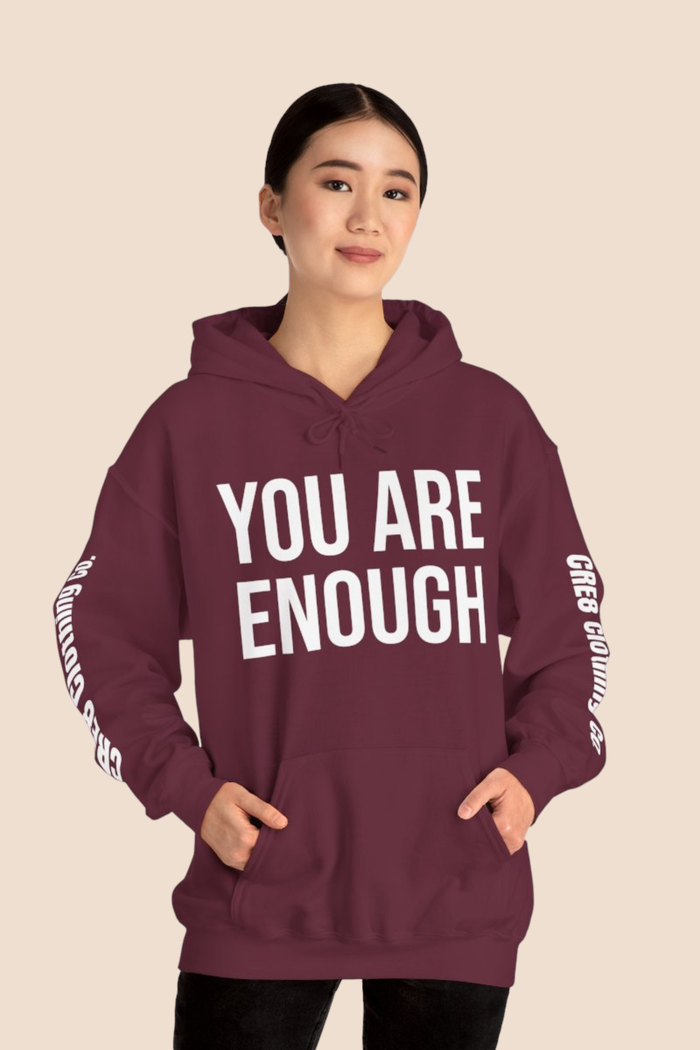 "You Are Enough" Unisex Hoodie