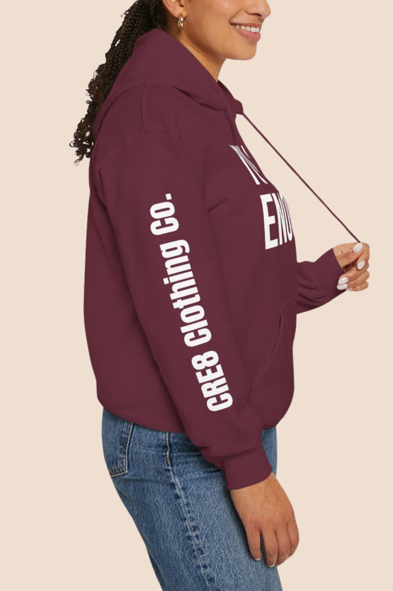 "You Are Enough" Unisex Hoodie