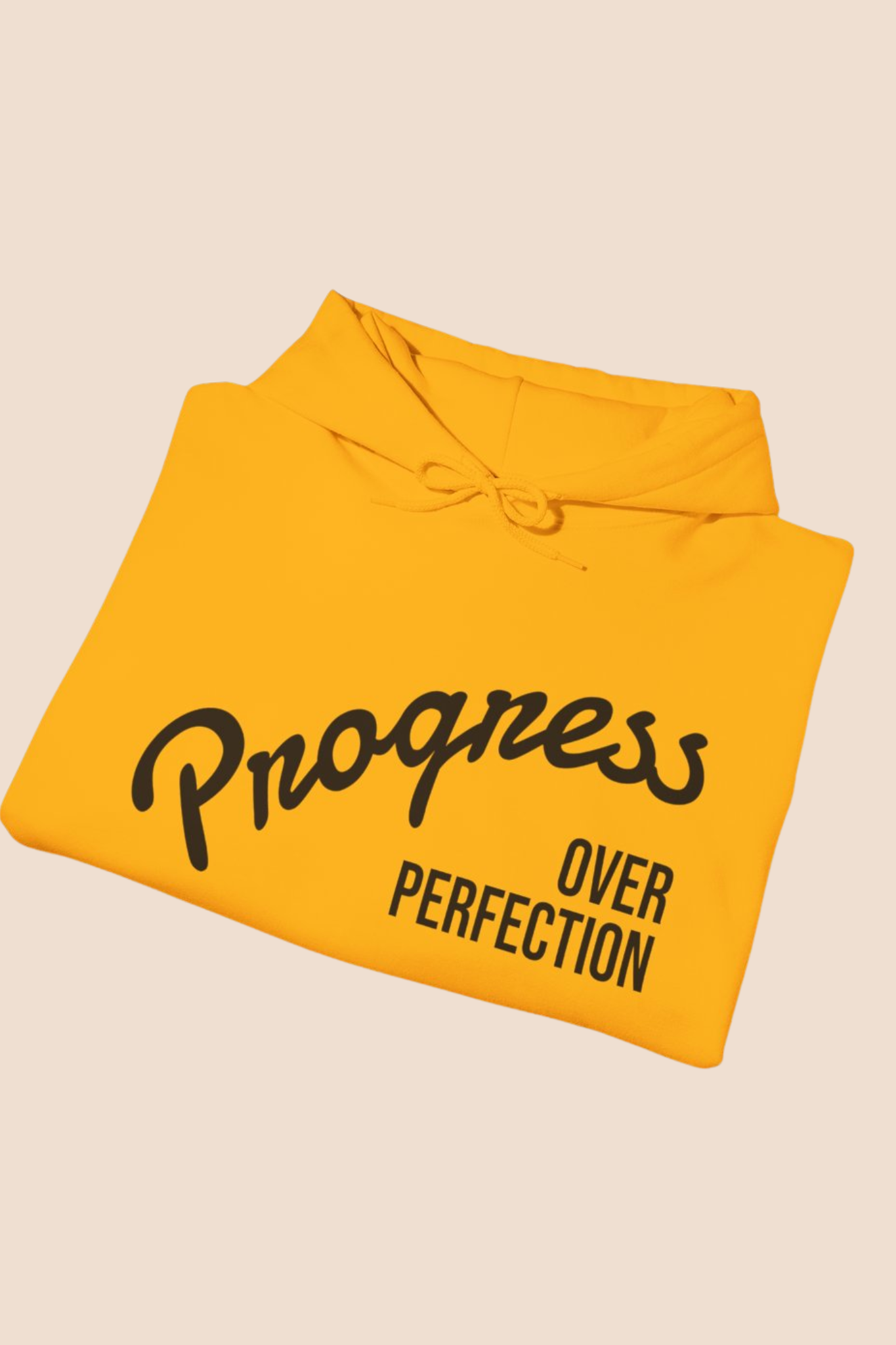 "Progress Over Perfection" Unisex Hoodie