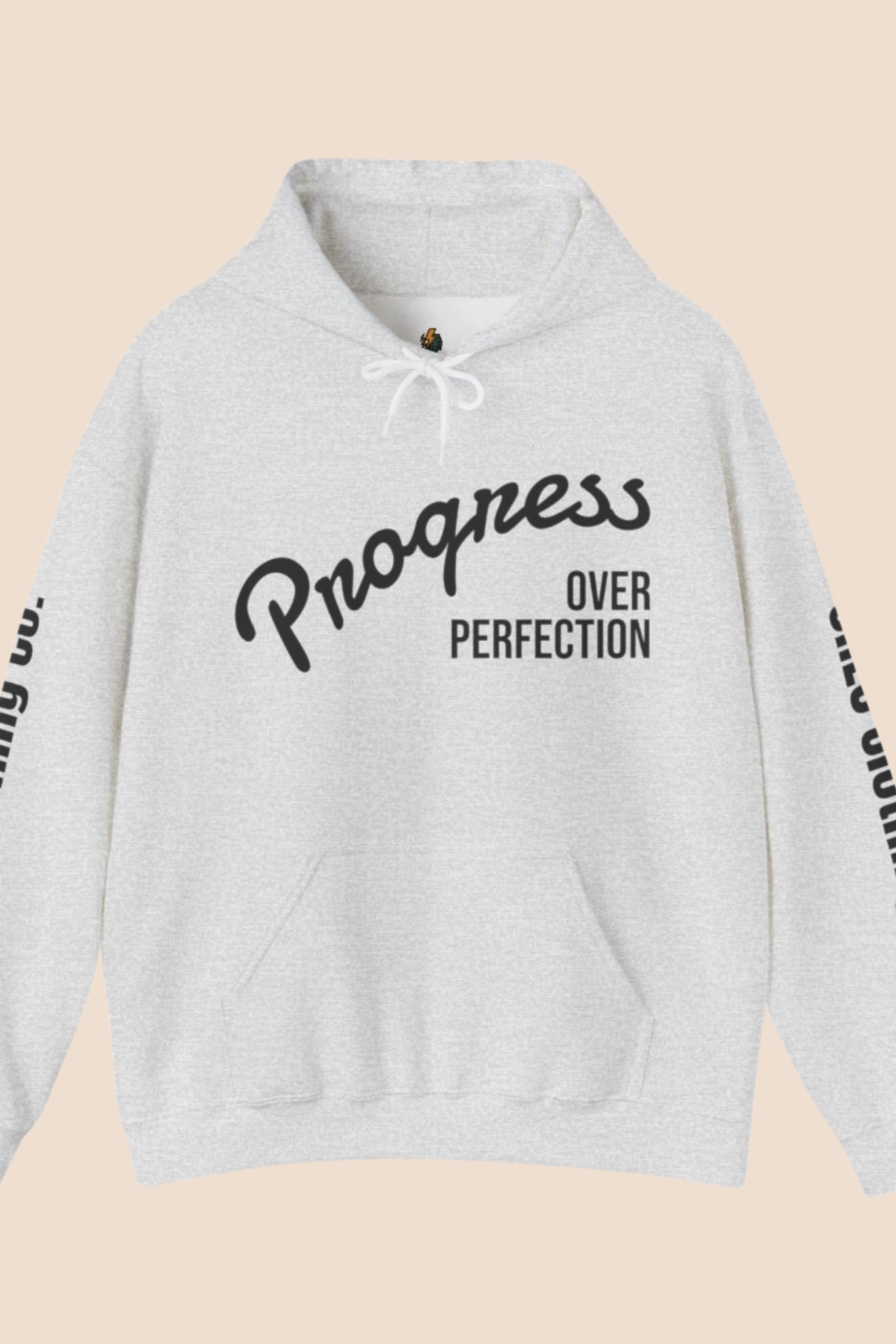 "Progress Over Perfection" Unisex Hoodie