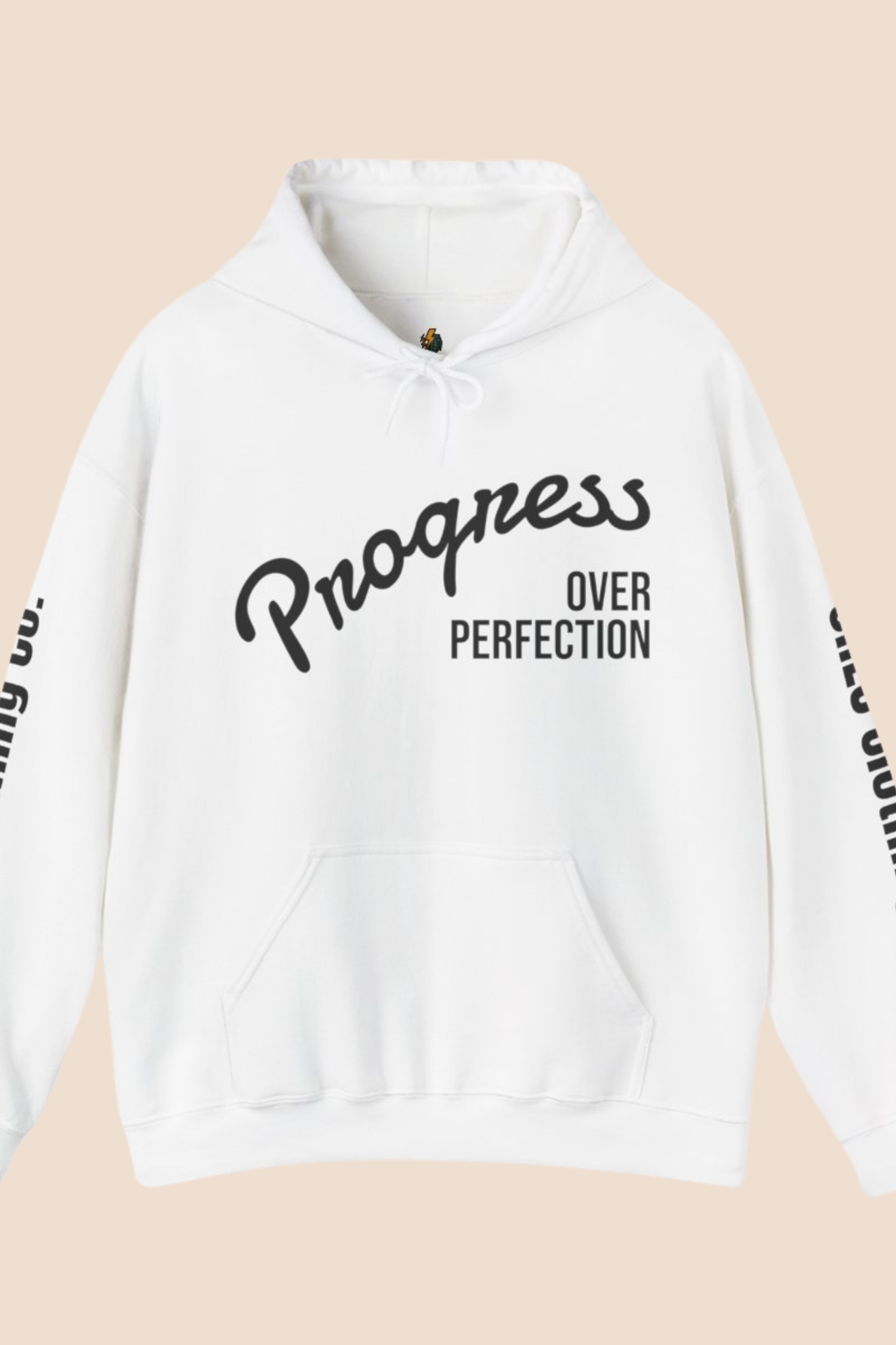 "Progress Over Perfection" Unisex Hoodie