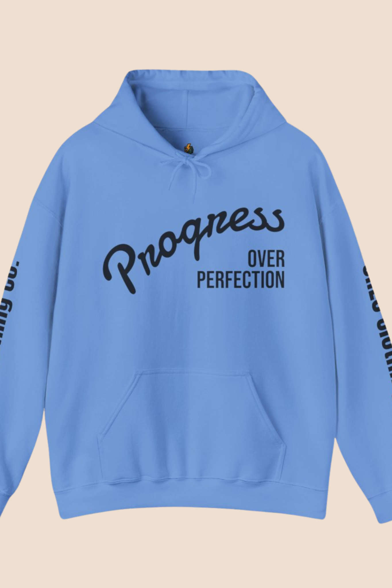"Progress Over Perfection" Unisex Hoodie