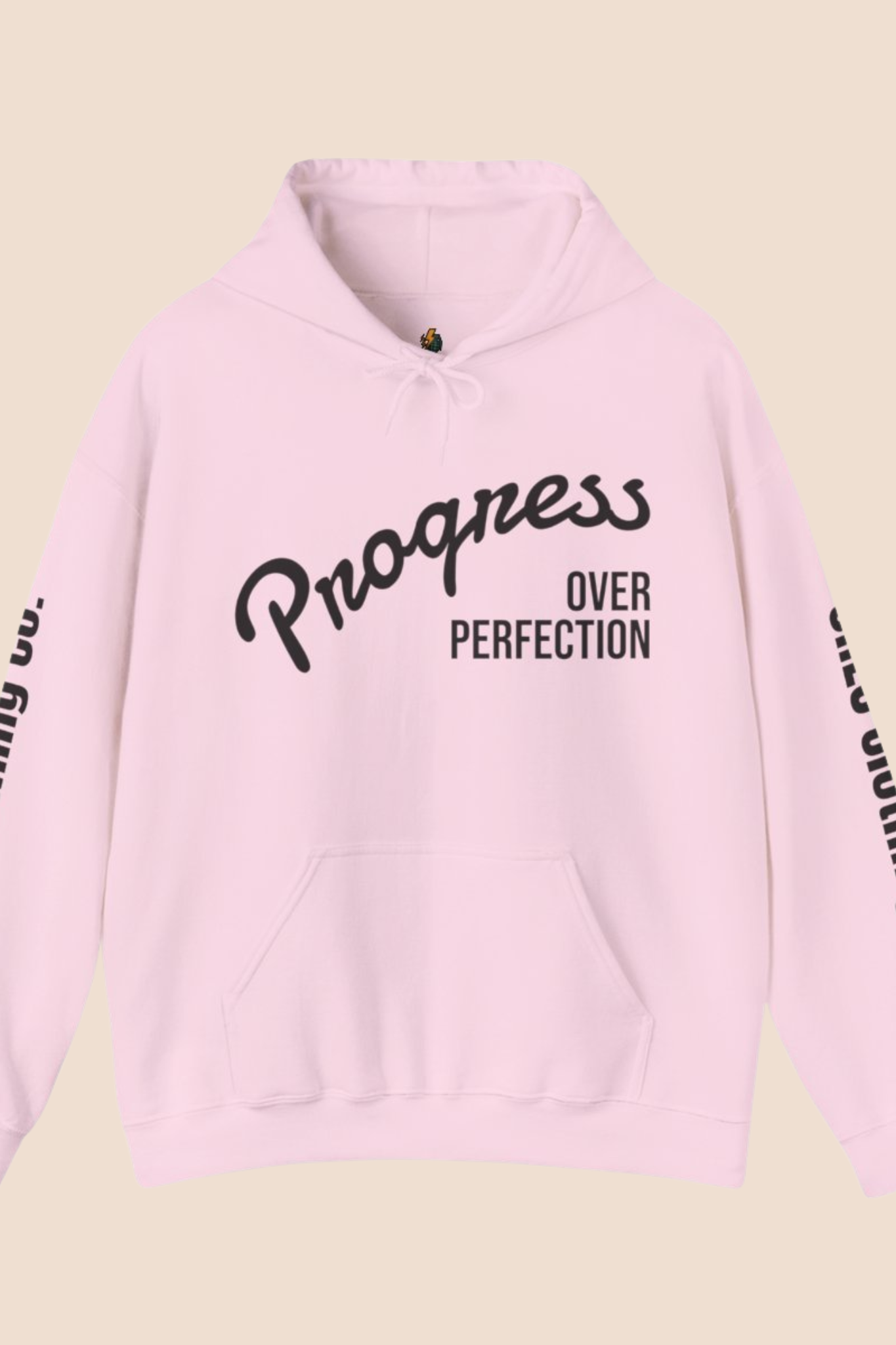 "Progress Over Perfection" Unisex Hoodie