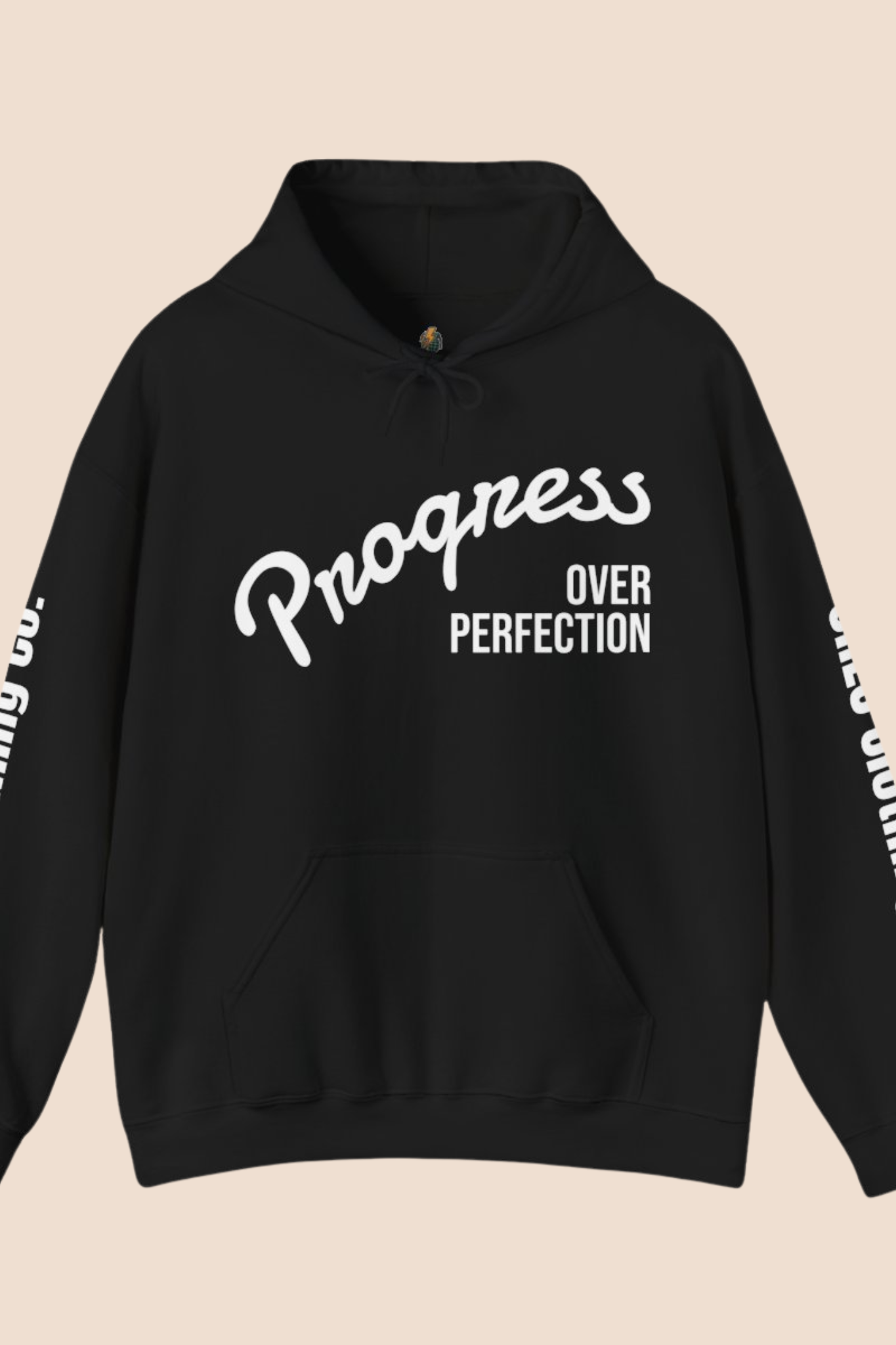 "Progress Over Perfection" Unisex Hoodie