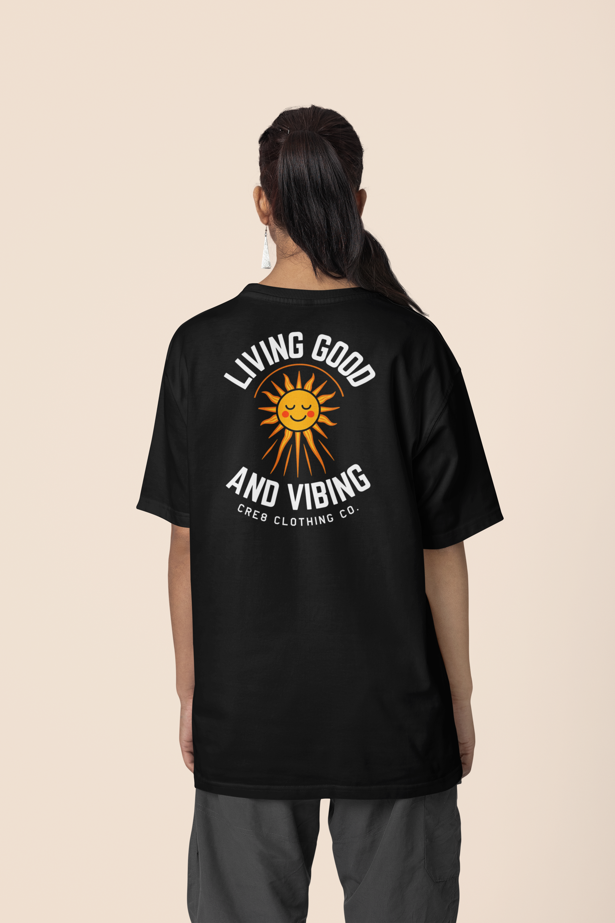 "Living Good & Vibing" Unisex Tee